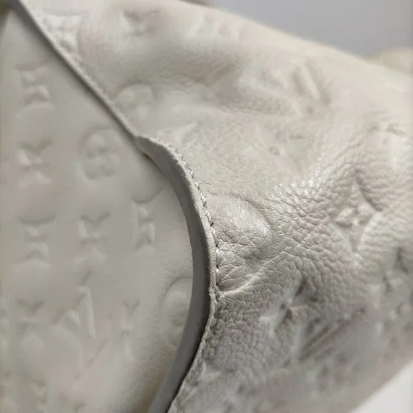 authentic LOUIS VUITTON White Monogram Empreinte Leather Inspiree Bag - Picture 12 of 16